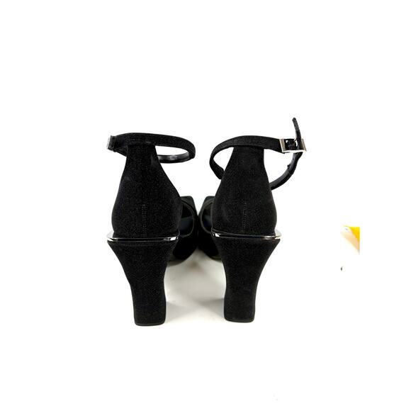 DKNY Women's Linda Strappy Square-Toe Sandals Heels Black Size 8 NWT and BOX - Picture 2 of 5